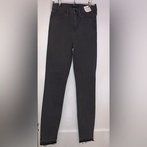 ✨NWT J. Crew 10” High-Rose Toothpick 26T Grey Jeans